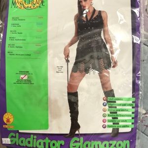 Halloween costume. Gladiator Glamazon. Very forgiven whatever body type you have